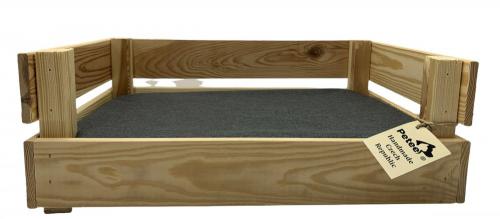 Eco-Box s matrací LUX Grey pro malá plemena (46cm x 31cm)