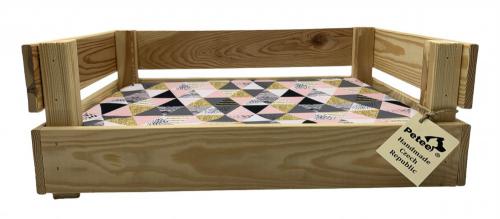 Eco-Box s matrací Triangl Antracit pro malá plemena (46cm x 31cm)